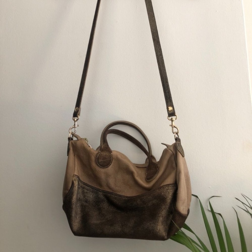 Lancaster leather handbag